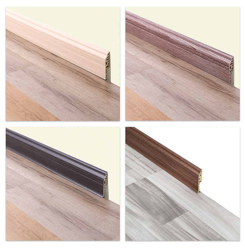 68*17mm PVC Hidden Nail Skirting Board