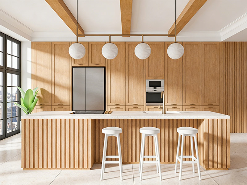 kitchen WPC wall panels