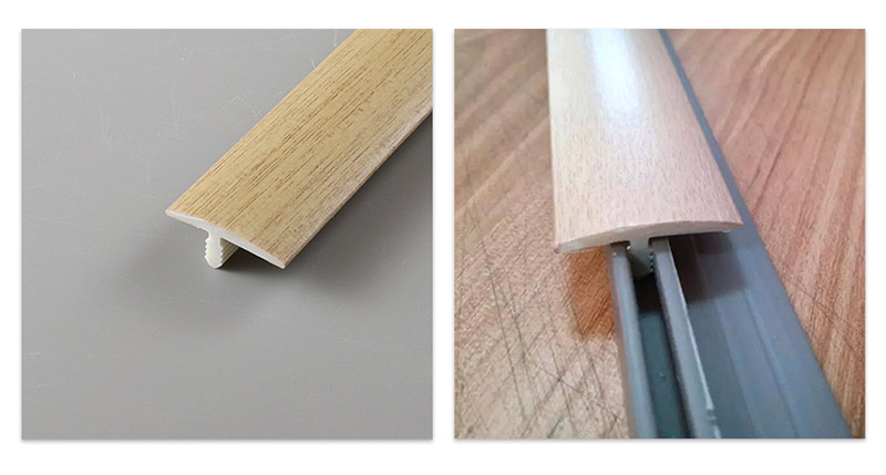 25*8mm T-shaped PVC Floor Transition Strip