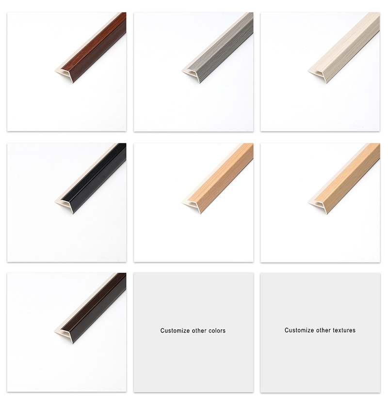 20*25mm F-shaped PVC Stair Nosing Profiles