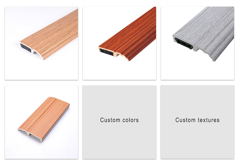 85*16mm PVC Clip-on Skirting Board