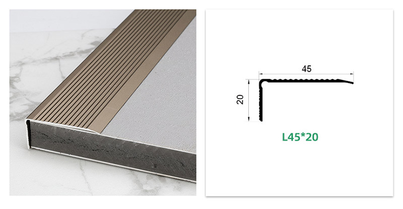 L-shaped Floor Cover Trim