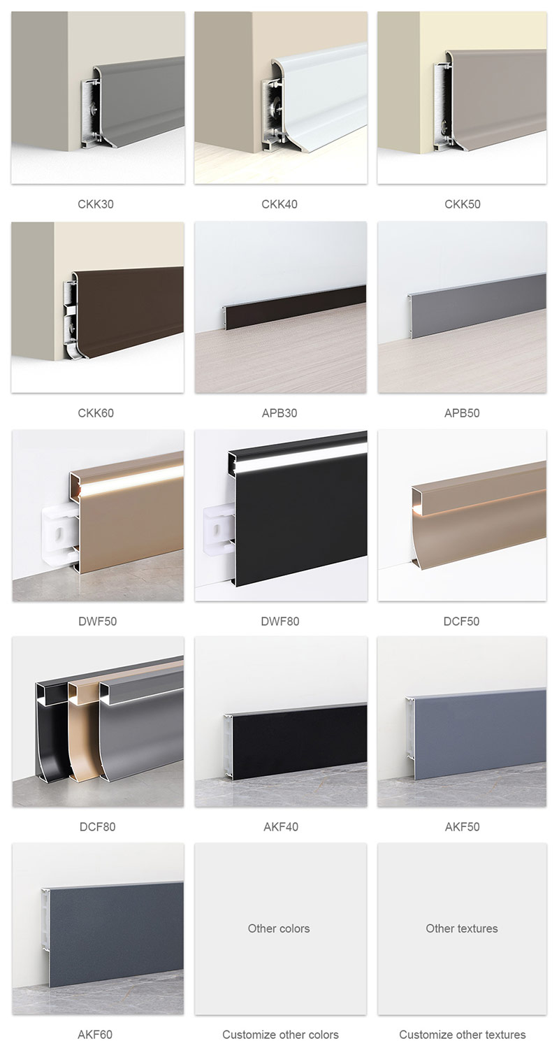 Aluminium Floor Skirting