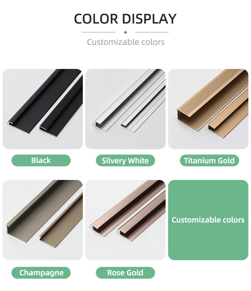 C-shaped Aluminum Alloy Floor Edging Strip