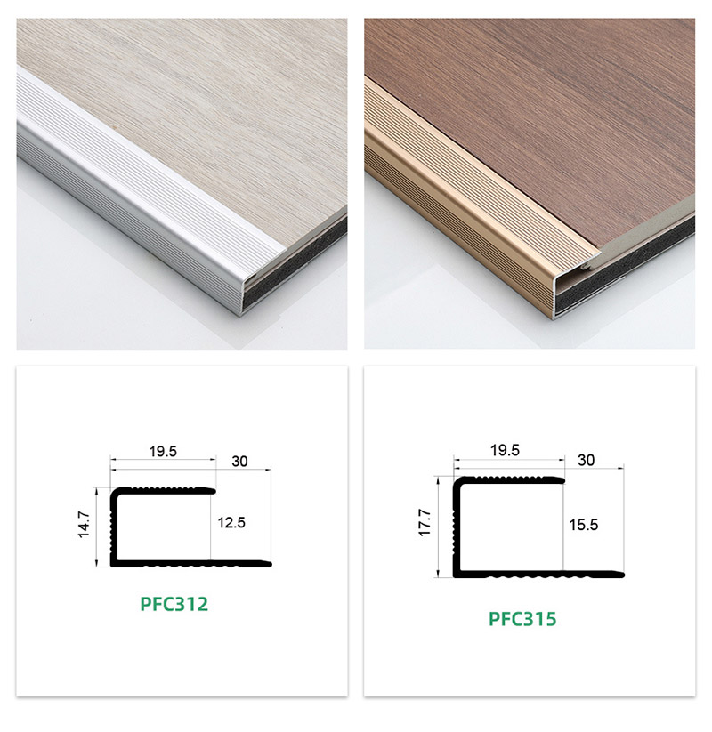 C-channel Aluminium Floor Edge Trim