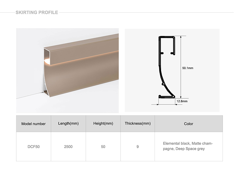 LED skirting board