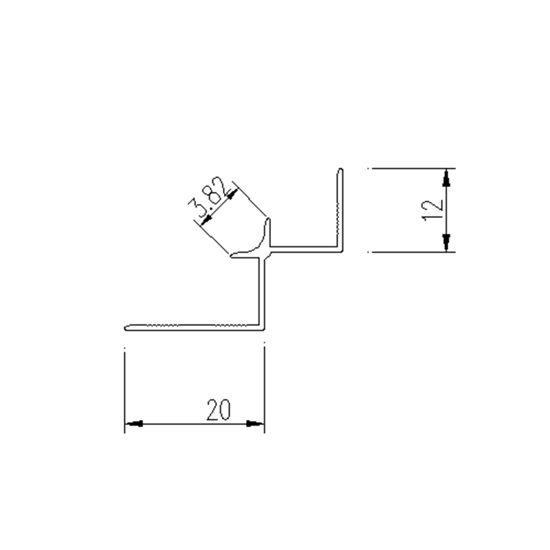 Inside corner tile trim