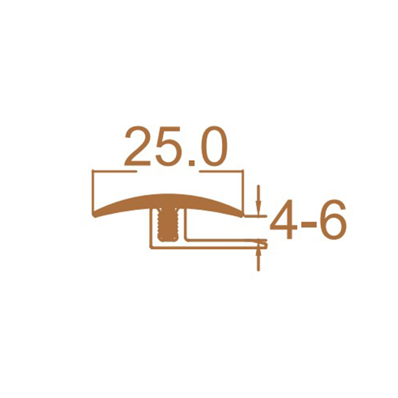 Various Sizes UPVC floor transition strip