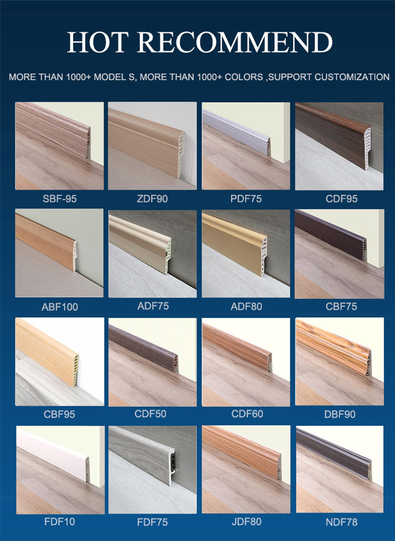 PVC skirting board