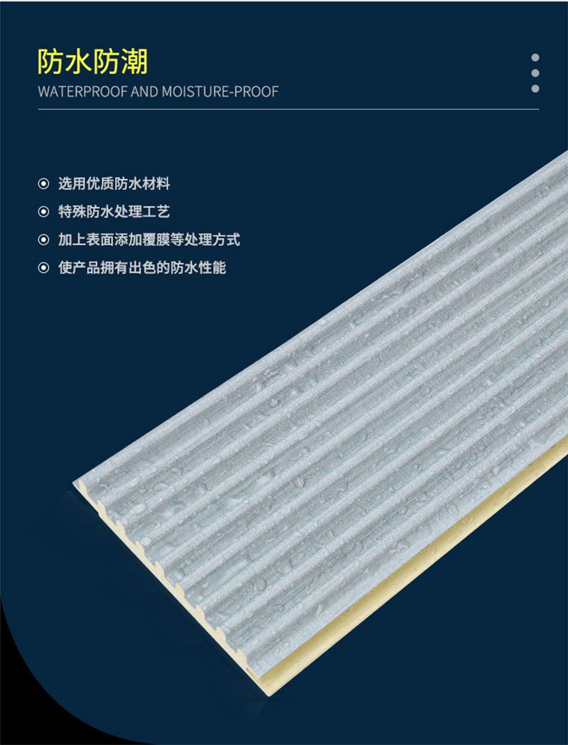 Waterproof Fluted wall panels