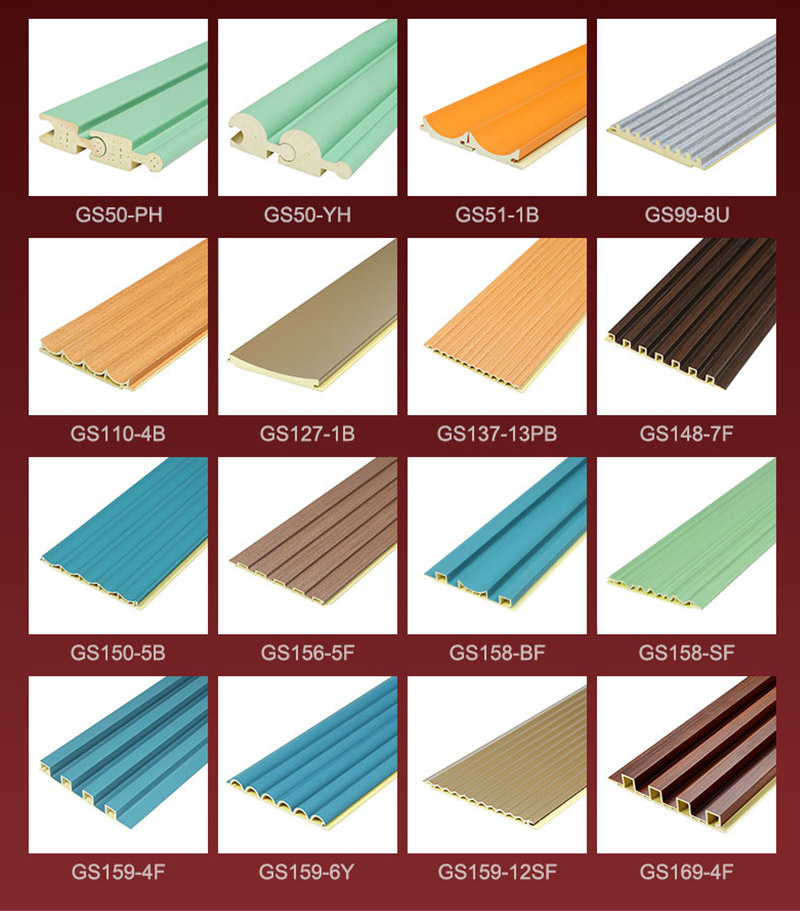 Various Sizes Indoor WPC wall panel