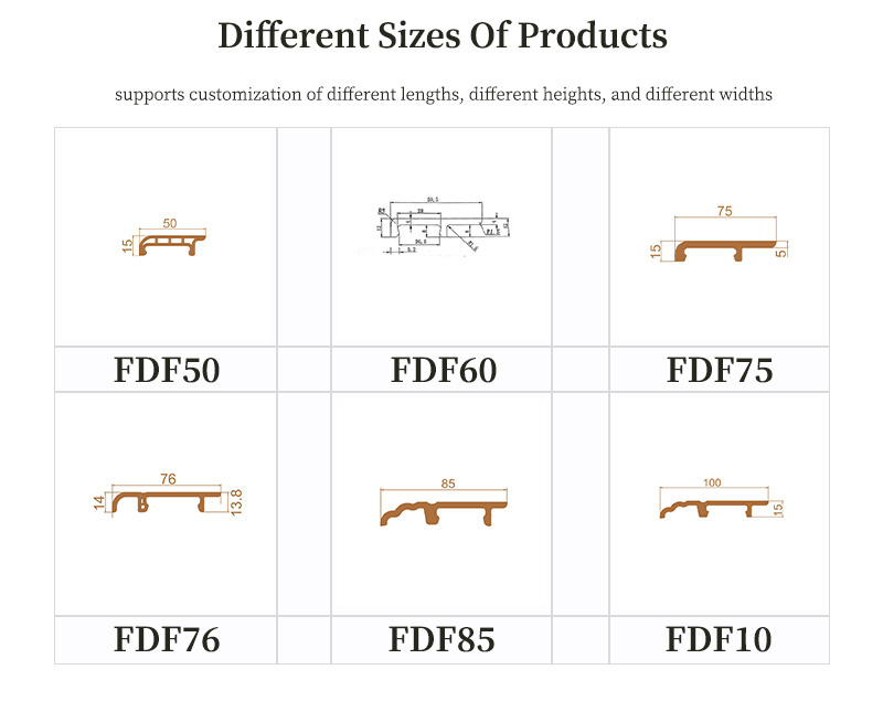 Various Sizes skirting board trim