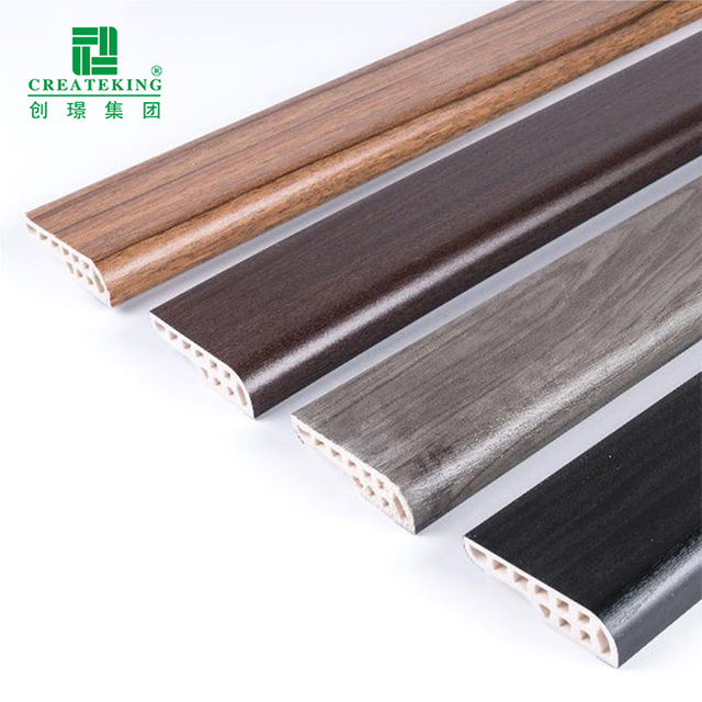 Wood Grain PVC Wall Skirting