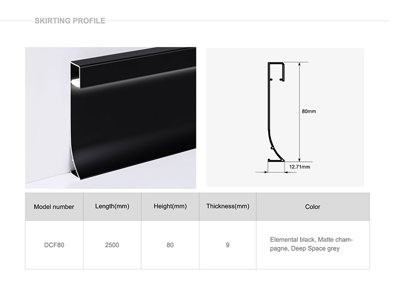 LED skirting board