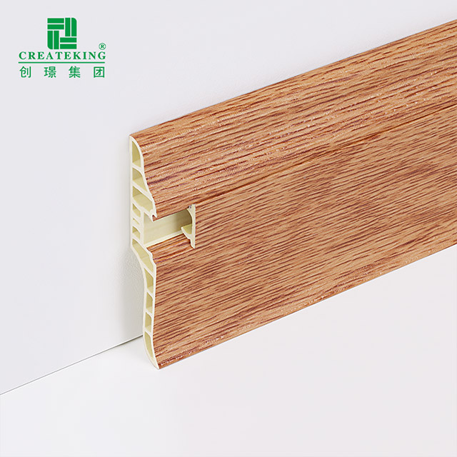 Waterproof PVC Skirting Profile For Wall Foot Protection