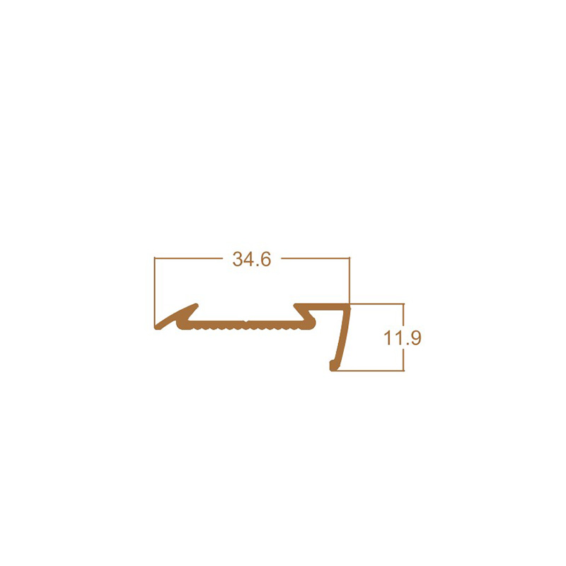 Floor tile edging strip