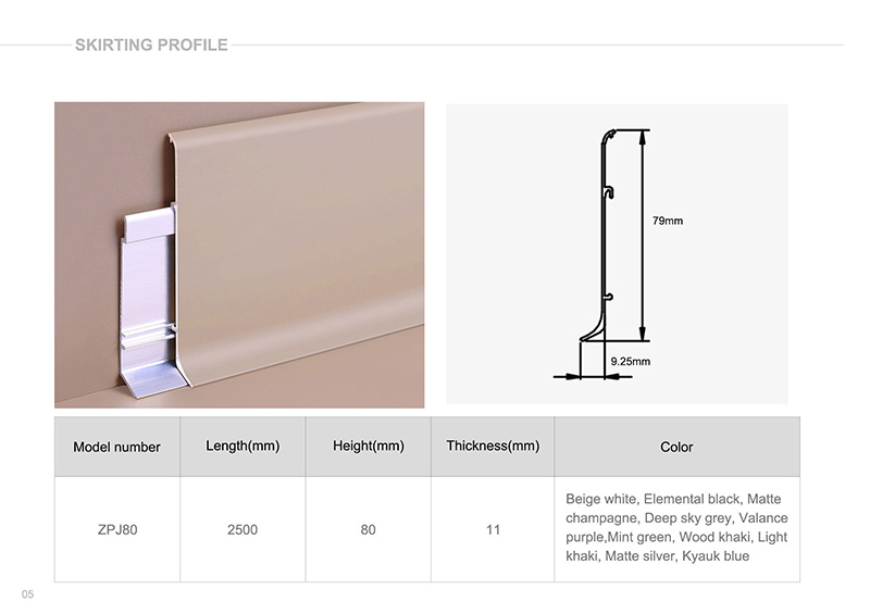 Luxury Aluminum skirting