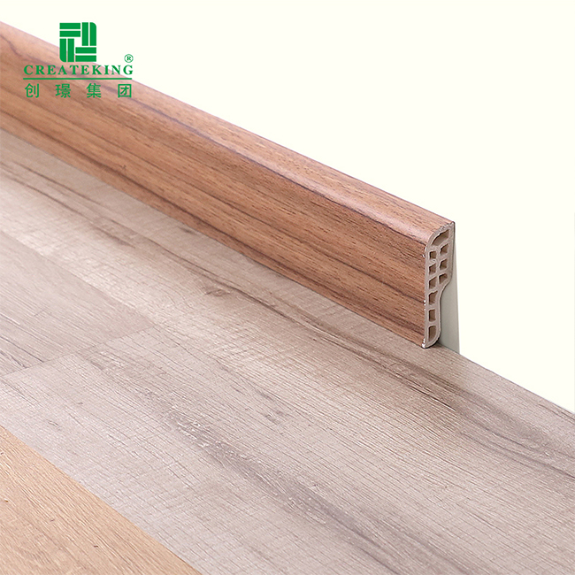 Wood Grain PVC Wall Skirting