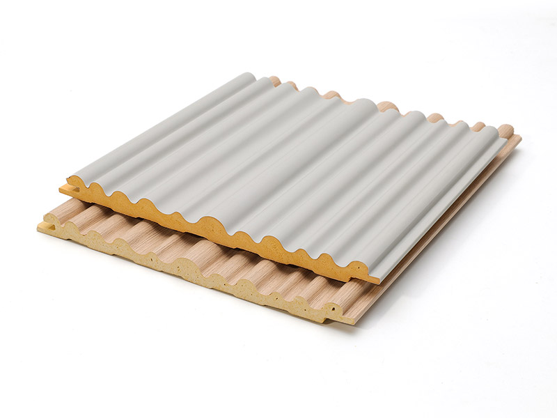 159*11mm Solid Wood Wave Shape Grille