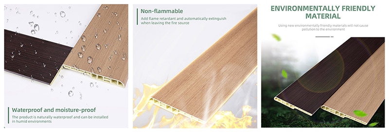 100*12mm PVC Pencil Skirting Board