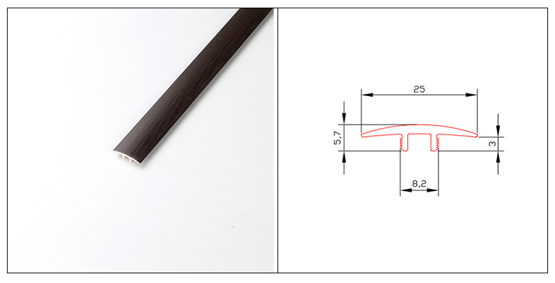 25*3mm SPC T-molding