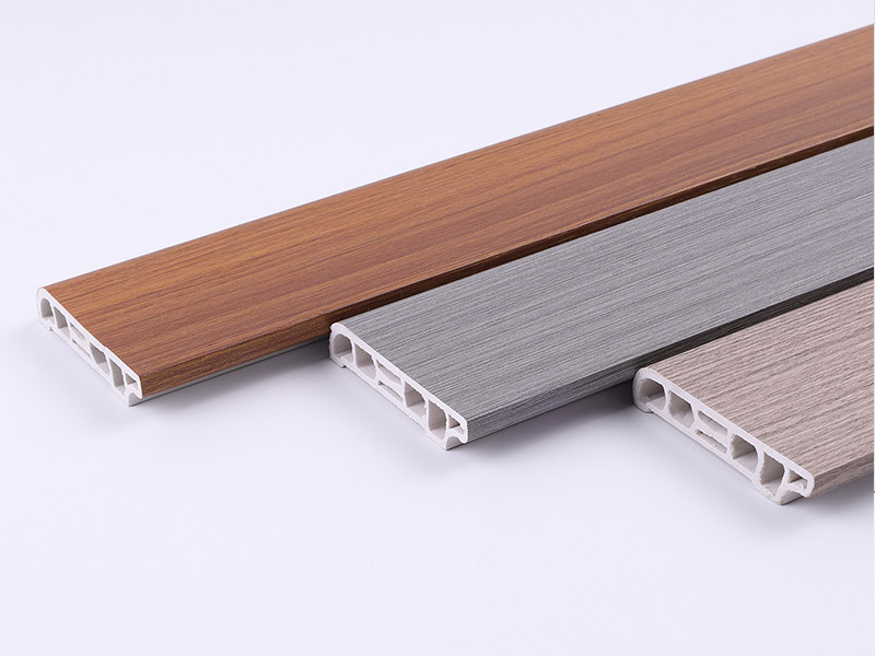 60*15mm Wood Grain PVC Skirting Board
