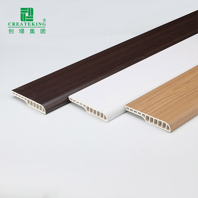 95*15mm PVC Pencil Round Skirting Board