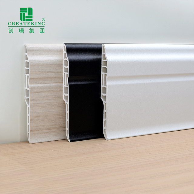 95*15.5mm PVC Lambs Tongue Skirting Board