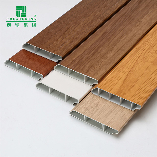 99*19mm PVC Hollow Skirting Board