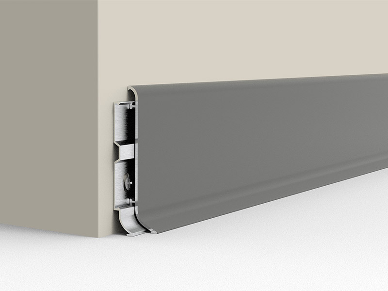 60*14.6mm Aluminum Alloy Skirting Board