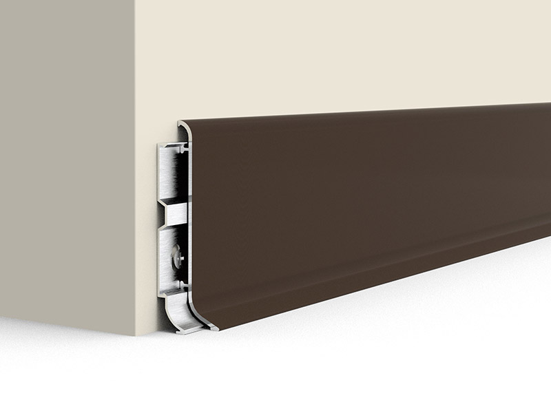 60*14.6mm Aluminum Alloy Skirting Board