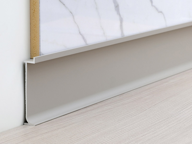 50**9.7mm Recessed Aluminium Alloy Skirting Board