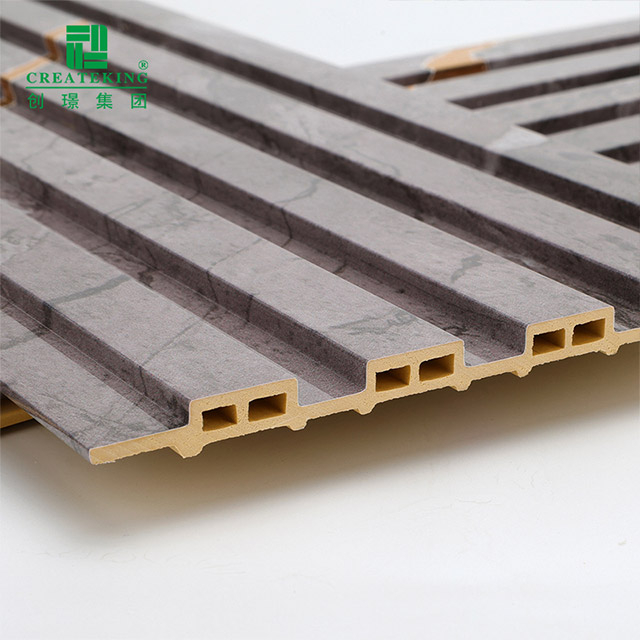 155*17mm Waterproof PVC Fluted Hollow Wall Panel