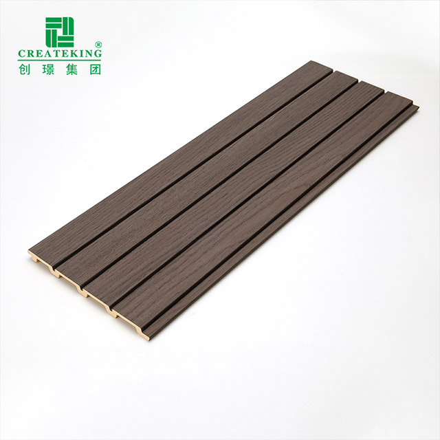 170*11mm Wood Finish PVC Fluted Wall Panels