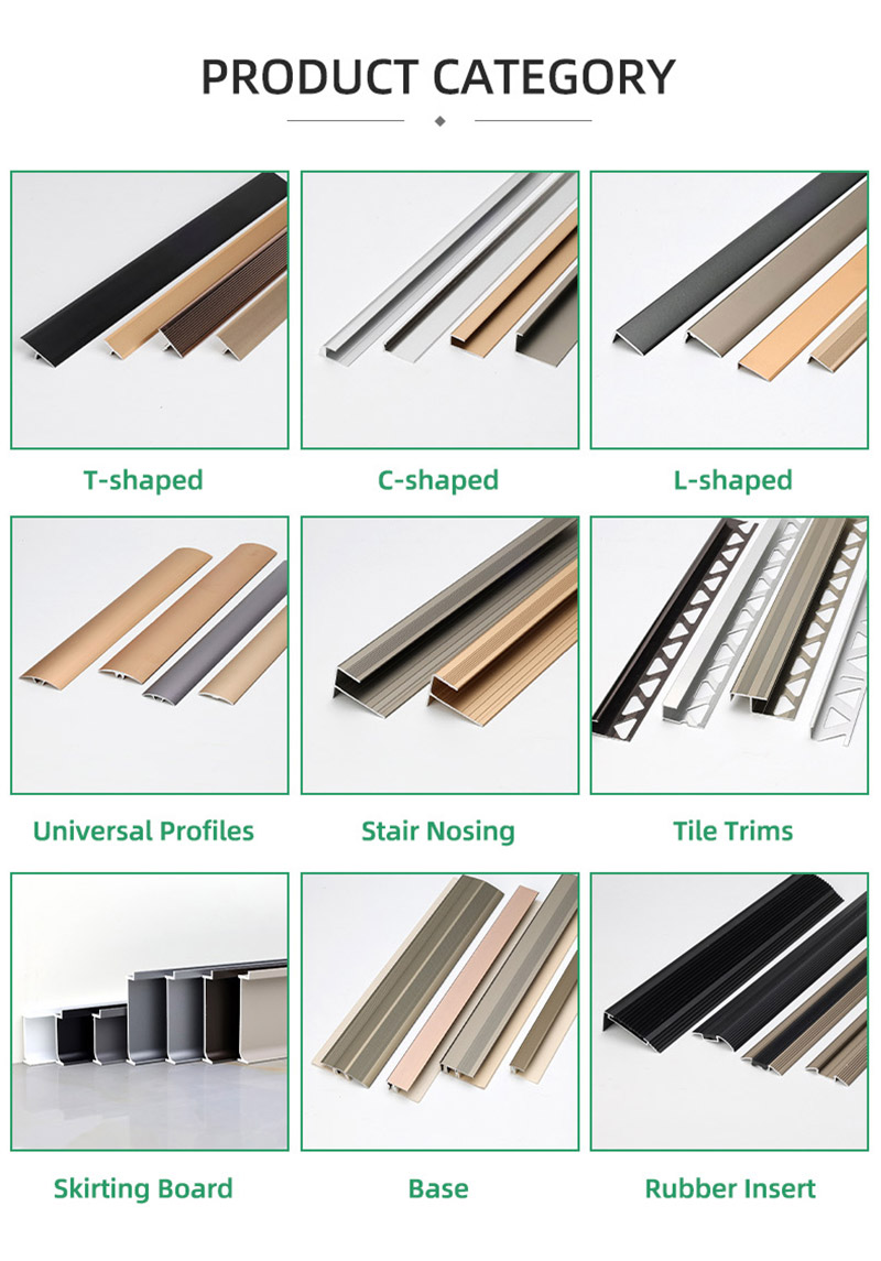 Aluminium Stair Nosing Profiles
