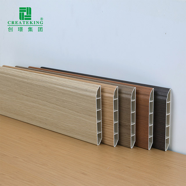 100*12mm PVC Hollow Baseboard