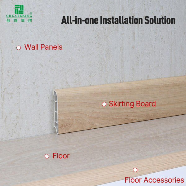 60*12mm SPC Wall Skirting
