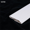 8cm waterproof wood grain PVC home improvement skirting board-SDF80