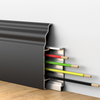 50*12mm French-style aluminum alloy skirting board