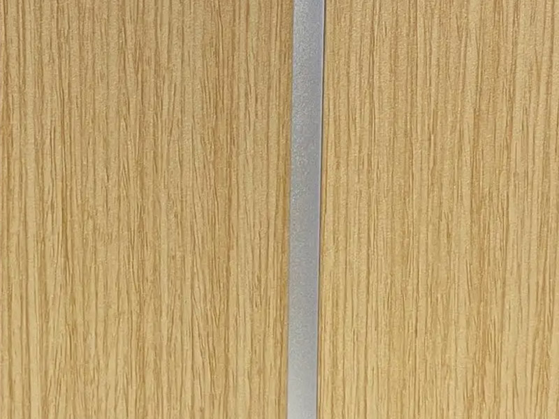 T-shaped wall panel transition strip