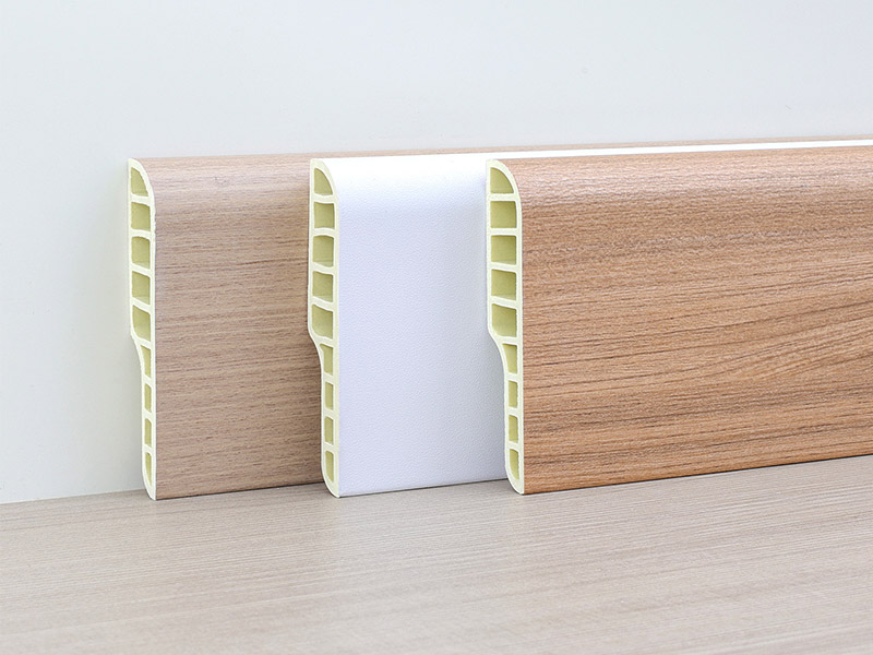 75*15mm PVC Pencil Round Skirting Board