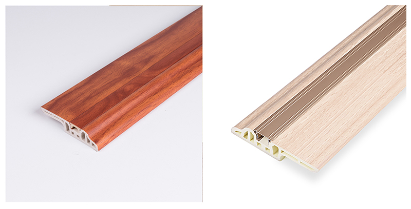 75*15mm PVC Lambs Tongue Hidden Nail Skirting Board