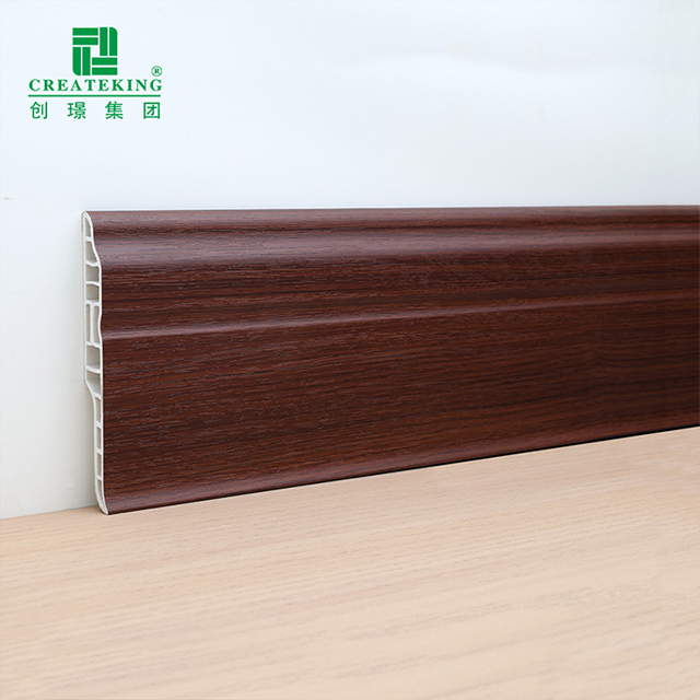 95*15.5mm PVC Lambs Tongue Skirting Board