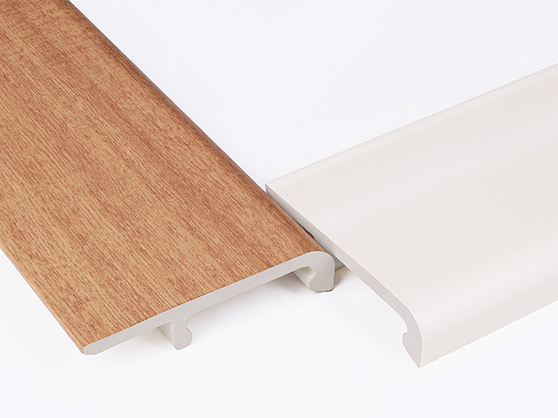 75*15mm PVC Clip-on Skirting Board