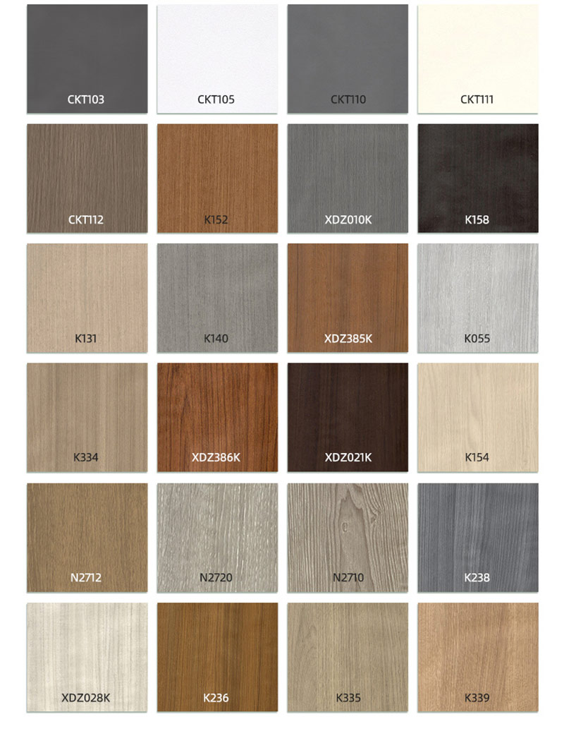 PVC skirting board color options