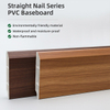 99*19mm PVC Hollow Skirting Board