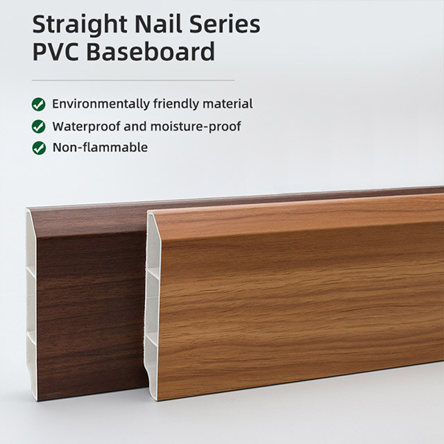 99*19mm PVC Hollow Skirting Board