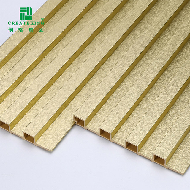 155*17mm Metallic Gold Fluted Wall Panel