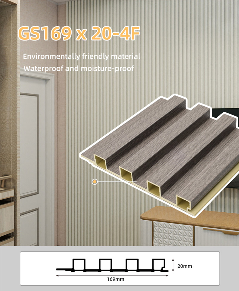 169*20mm Hollow PVC Wall Panels