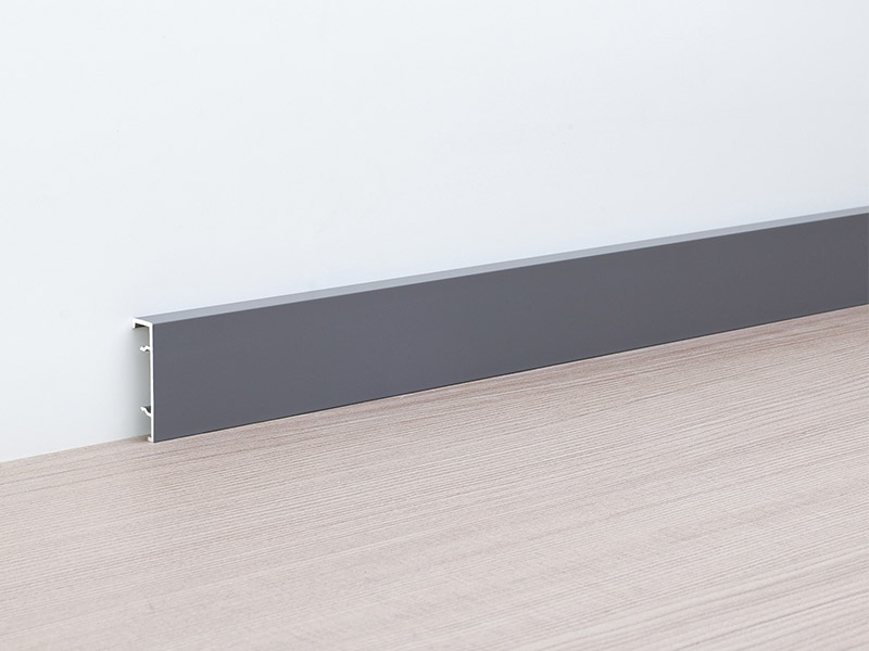 30*9mm Aluminum Alloy Clip-on Skirting Board